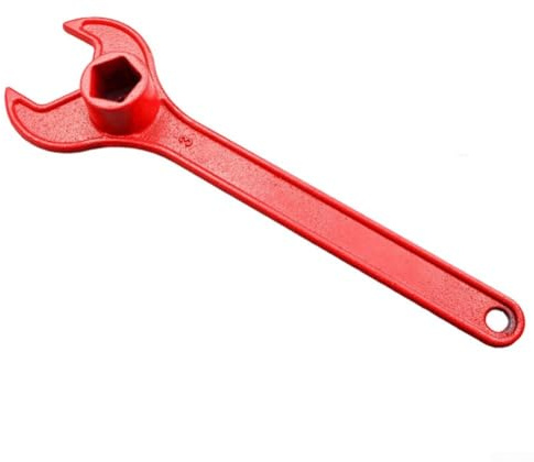 Llave de tuerca acampanada para boca de incendios de apertura de 55 mm, 345 mm/370 mm/435 mm, llave de acero fundido de varios tamaños con acabado resistente al óxido, salida resistente (345 mm)