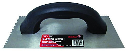 Red Devil 2092 7/32 inch x 5/32 inch V Notch Trowel