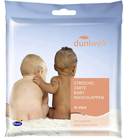 Duniwell Einmalwaschlappen Duniwell Baby 20 x 20cm 5 * 40 Stk.