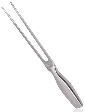 IGEAIIE Stainless Steel Meat Fork, Heavy-Duty Carving Fork with Ergonomic Handle, Perfect for BBQ, Roasting, and Carving, Durable and Dishwasher Safe, Ideal Kitchen Utensil
