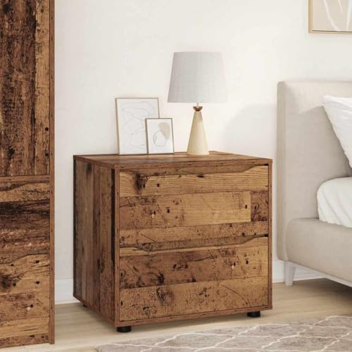 Genérico Armario de Almacenamiento Madera Vieja 60 x 48 x 57 cm,Mobiliario,Armarios y Almacenamiento,Taquillas y armarios de Almacenamiento,Marrón,888835