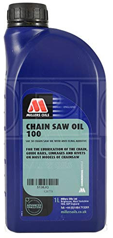 Millers Oils Chain Saw Oil ISO 100 SAE 30-1 Litre