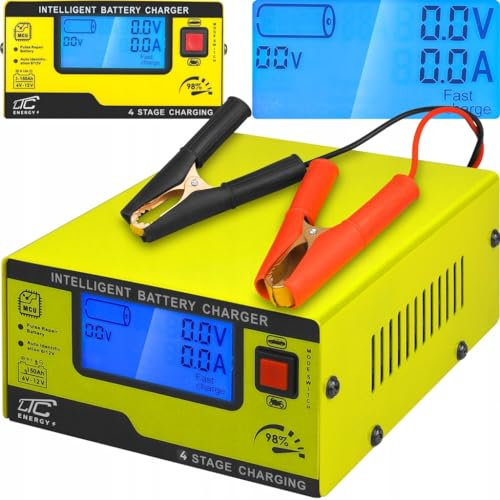 LTC LX1202 Batterieladegerät für Auto und Motorrad 6V/12V mit Mikroprozessorsteuerung 15A geeignet für verschiedenste Batterietypen von 3Ah bis 150Ah