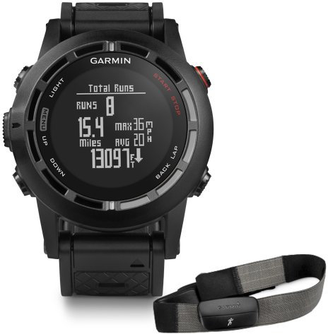 Garmin fenix 2 GPS-Multisportuhr mit Premium Herzfrequenz-Brustgurt
