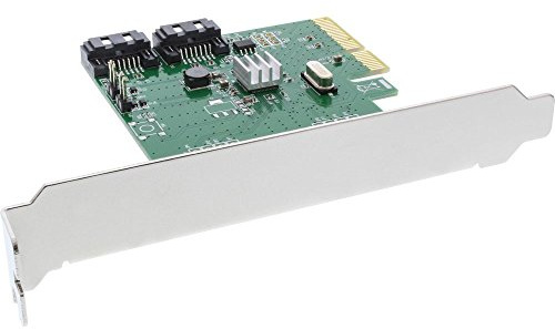InLine 76696D Schnittstellenkarte/Adapter SATA Eingebaut - Schnittstellenkarten/Adapter (PCIe, SATA, PCI 2.0, 6 Gbit/s, 0, 1)