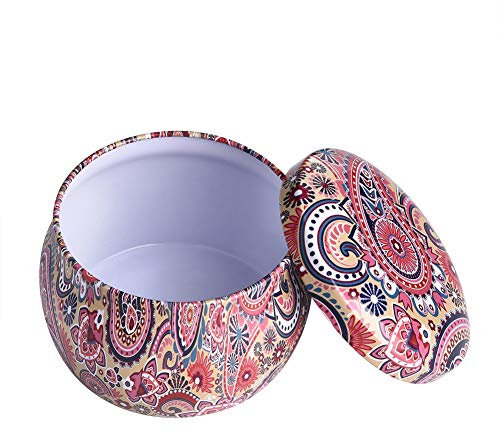 Duokon Caja de almacenamiento de hojalata Bote de metal, Caja de almacenamiento de dulces Cerradura de contenedor de azúcar Hojalata Latas de té de metal Lata de café Caja de cocina casera(D)