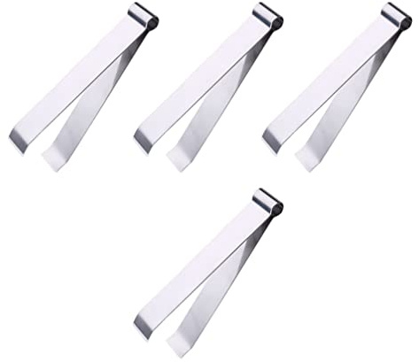 YARDWE Lash Tweezers 4Pcs Fish Bone Tweezer Remover Stainless Steel Flat Tweezers Pliers Chicken Pig Hair Puller for Sea Food Kitchen Remover Tool Hand Tools