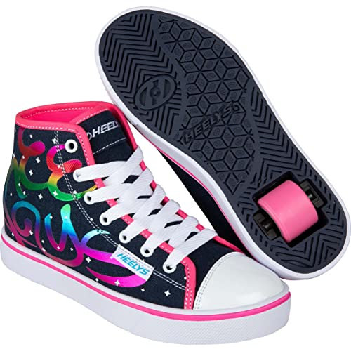 Heelys Veloz Sneaker, Denim Rainbow, 35 EU
