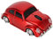 Sxhlseller Auto-Funkmaus, 2,4 GHz, Coole Sportwagen-Form, Kabellose Maus mit USB-Empfänger, LED-optische Kabellose Mäuse für Laptop-Desktop-Computer (Rot)