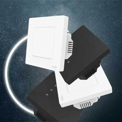 Smart Dimmer Light Switch For ZigBee Light Dimming, Touch Dimmer Light Switch, Smart 1-3Gang Light Switch, with Smart Life APP Control and Timing Function (2 Gang Grey)