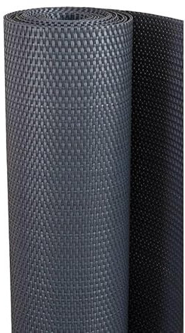 Innbee Brise-vue pour balcon - Hauteur 80/90/100 cm - Résistant aux intempéries - Opaque - Protection contre le vent - Pour balustrade - Vendu au mètre - Anthracite 18,99€/m2 (Hauteur : 80 cm)