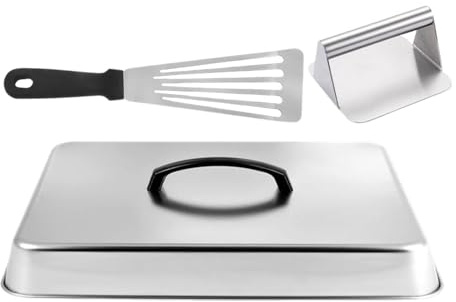 Coperchio per Griglia a Forma Rettangolare,Copertura Rettangolare Resistente | in Acciaio Inossidabile per Sciogliere Formaggio,per BBQ Cucina Interna Esterna Alimenti Verdure