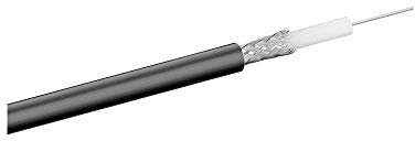 VALUE Koaxialkabel RG-59, schwarz, 100m, 75 Ohm