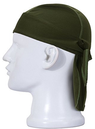 HASAGEI Sports Bandana Cap Herrem Damen Biker Bandanas Kopftuch Hat - Army Grün