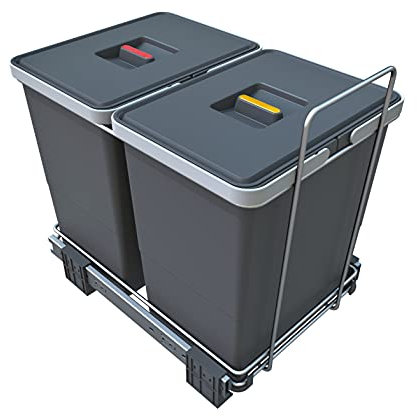 Elletipi PF01 34B2 Pattumiera Differenziata Estraibile per Base