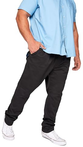 BadRhino Big & Tall Elasticated Waist Chinos - Men's - Plus Size Curve