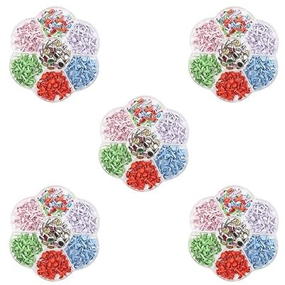 5 Set Papierverschlüsse DIY Metall Split Pins Brads Handwerk für Kartenherstellung Scrapbook D, Stil 2