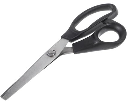 Gebogene Schere aus Metall Schwarz für Bastelarbeiten
