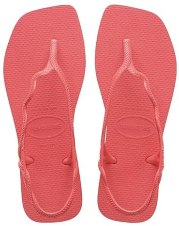 Havaianas - Soleil, Sandalias Elegantes, Duraderas y Cómodas, Con Forma de T, Cierre Trasero, Tiras Onduladas y Suela con Bordes Cuadrados, Mujer