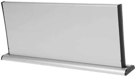 OSOLADY Placa Nombre Puerta de Aleación de Aluminio Plata, Soporte para Letrero de Oficina y Hogar Diseño Minimalista, Uso Versátil y Mejora Estética