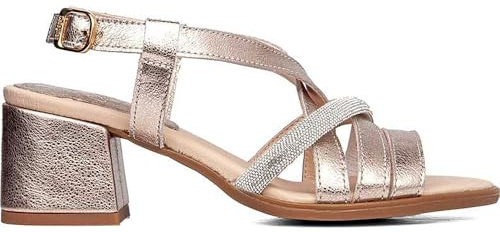 Callaghan Sandalia con tacón Kimy 34203 de la talla 38 en color ORO_BRILLO