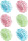 6 Bonnet de Douche Femme Imperméables Réutilisables Charlotte Cheveux Douche pour Enfants et Adultes avec Bandes Élastiques Confortables pour Bain Spa Maquillage Maison