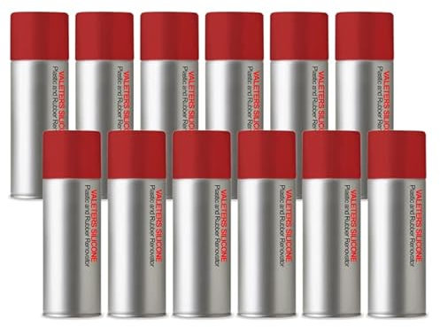 ASC Professional VALETERS SILICONE SPRAY - Tyre Trim Bumpers Renovator Shine - 12PK