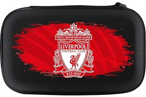 FOCO Offiziell lizenzierte Liverpool Football Club Darttasche The Reds, mehrere Designs erhältlich, Schwarz , Sportlich