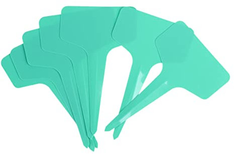 Gogogmee 100 Pièces t marqueurs de jardin plante de livèche en pot onglets marque-places de table étiqueter etiquette étiquettes de jardin t étiquettes fleurs garderie Carte de