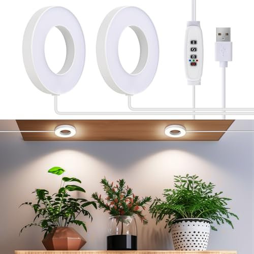 SIYOMG Lampada per Piante, Grow Light 96 LED Luce per Piante a Spettro Completo per Piante da Interno, con Timer Automatico 3/9/12H, 3 Colori, 10 Luminosità, Luci per Piante per Piccole Piante
