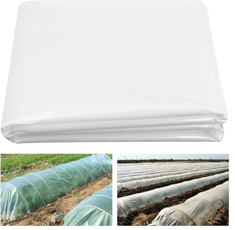 Film de Serre, Bache pour Serre, Film de Jardin, Film de Remplacement pour Plantes, Protéger Les Plantes des Vents Froids et des Tempêtes de Neige, Favoriser la Croissance des Semis, 2m x 2m