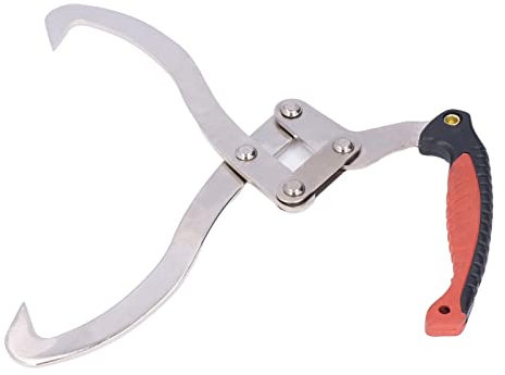 ANKROYU Pinces à bûches, pinces de manutention du bois en plastique, crochet de grappin de levage de bûches, pinces à bois multifonctionnelles et robustes