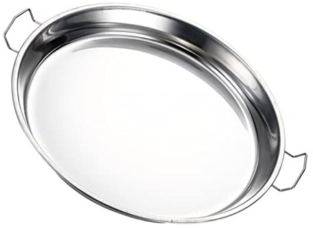 PEPLAYTAL Elegante Piatto Per Torta in Acciaio Inossidabile Robusto E Facile Da Pulire Vassoio Placcato Vassoio Da Portata Vassoio Per Frutta