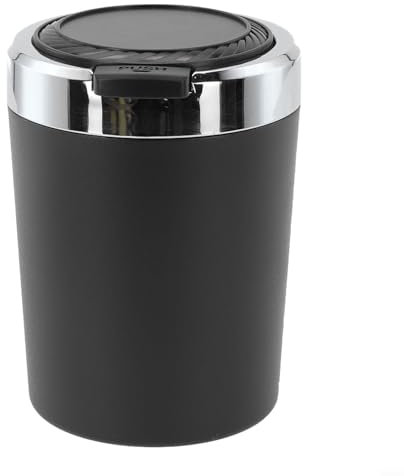 Startbuymore Portable Smokeless LED Light Car Ash Tray, Aluminum Cup, Detachable & Easy To Clean(Slivery)
