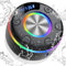 Xuevcn Bluetooth Shower Speaker, Portable Wireless Speaker with Time Display, 2025 IP7 Waterproof Mini Speakers with 360° Stereo Bass Sound, RGB Lights, Bulit-in Mic, Suction Cup for Bathroom, Travel
