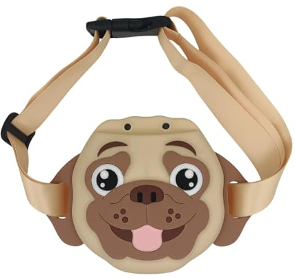 tulahkomen Sac à friandises de dressage pour chien - 200 ml - En forme de chien - Anti-fuite - Pour promenade quotidienne et entraînement