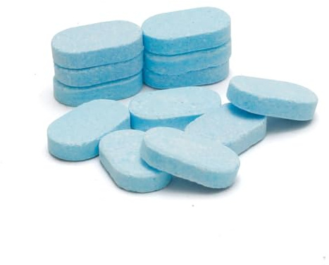 MAMADOU Toilet Cleaner Tablets Foaming Agent Splashproof Foam Sheild for Smart Toilet Deodorizing Stain-Resistant Special Cleaning Bowl For Fresh Comfortable Bathroom Environment 12pcs
