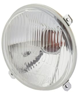 HELLA Halógena Faro principal - 24V / 12V - redondo - ECE - Conector: Conector plano - izquierda/derecha - 1A3 996 002-201