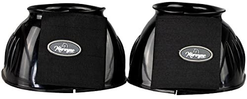 Marengos Hufglocken (2er Set) Gummi schwarz L