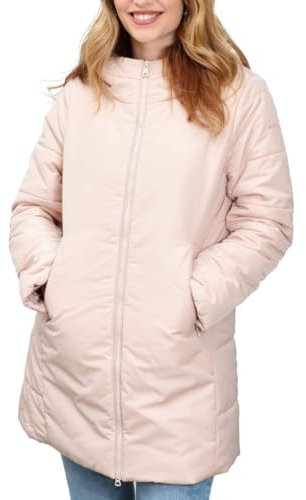 Geox W Myria Long Parka, Giacca Donna, Mahogany Rose, 38