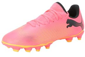 PUMA Soccer Shoe Unisex Kinder, Sunset Glow Puma Black Sun Stream, 29 EU