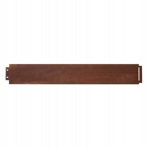 Kapaga - Bordure de pelouse - Bordure de pelouse en aluminium zinc - Flexible en acier inoxydable - Bordure de pelouse en métal - Bordure de parterre - Bordure de parterre en métal - (patine, 1 x 1 m)