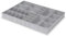1a-TopStore 32-tlg. Schubladen-Einsatzkästen-Set, für Schubladen von Material- und Werkzeugschrank-Schubladen, 63 mm hoch, 600x440x63 mm (LxBxH) (Grau)