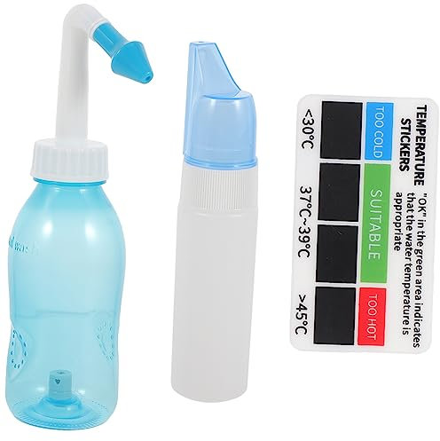 Veemoon Botella De Irrigación Nasal Segura y Duradera Limpiador Compacto Para Lavado De Fosas Nasales Uso Diario Para Bebés y Adultos Herramienta Práctica Para Higiene Nasal