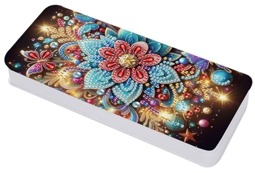 FHTech Store, astuccio per matite con pittura a diamante, organizer fai da te, astuccio per cancelleria per pittura con diamanti, per penne e articoli scolastici