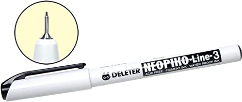 Deleter Neopiko Line 3 Manga Comic Pen - Black 0.2mm