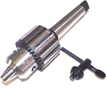 1/32- 5/8 Heavy Duty Drill Chuck with Chuck Key and MT2 Shank (Morse Taper No. 2)