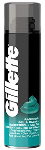 Gillette Sensitive Haut - Rasiergel für Herren, 200 ml