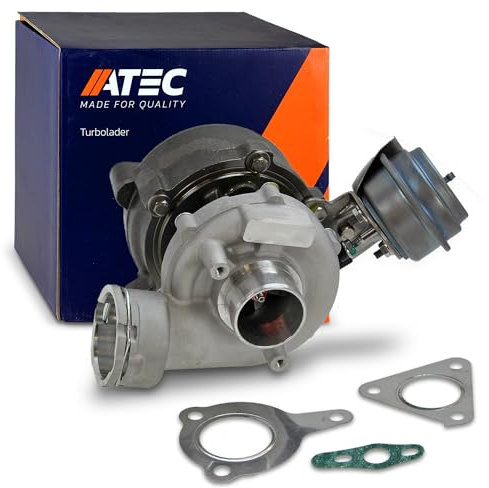 ATEC Germany 1x Turbolader inkl. Unterdruckdose, Kompatibel mit A udi A4 B6, A4 B7, A6 C5, A6 C6, SKODA SUPERB I (3U4), VW PASSAT B5.5 (3B3), PASSAT B5.5 Variant (3B6)