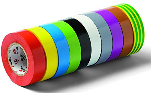 ASSORTIMENT 10 RUBANS Adhés. Isolant VDE SB